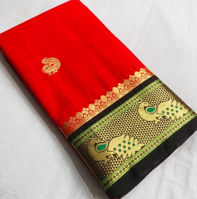  Maharani paithani Designer Cotton Silk Non Catalog Sarees